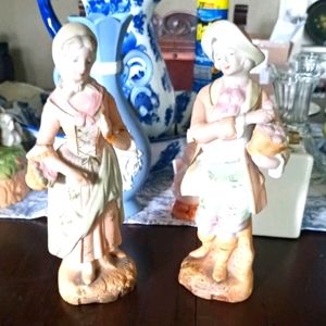 Vintage Fern Japan Porcelain Figurines